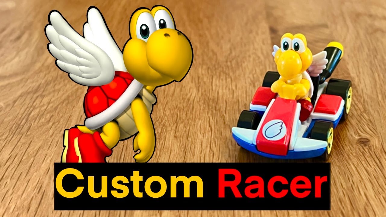 Making A Custom Koopa Paratroopa Racer - Mario Kart Stop Motion