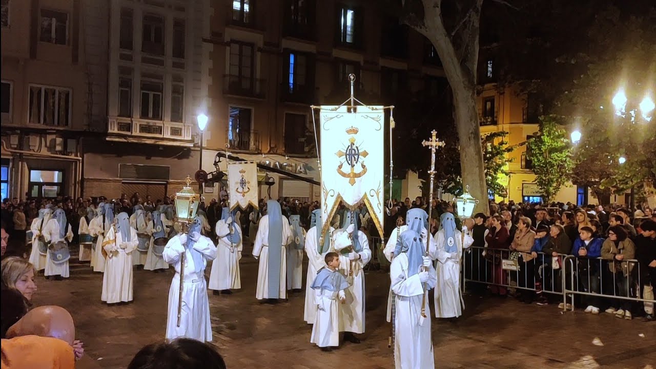 Cierre de la Hermandad de Cristo Resucitado y Santa María de la Esperanza. Semana Santa Zaragoza