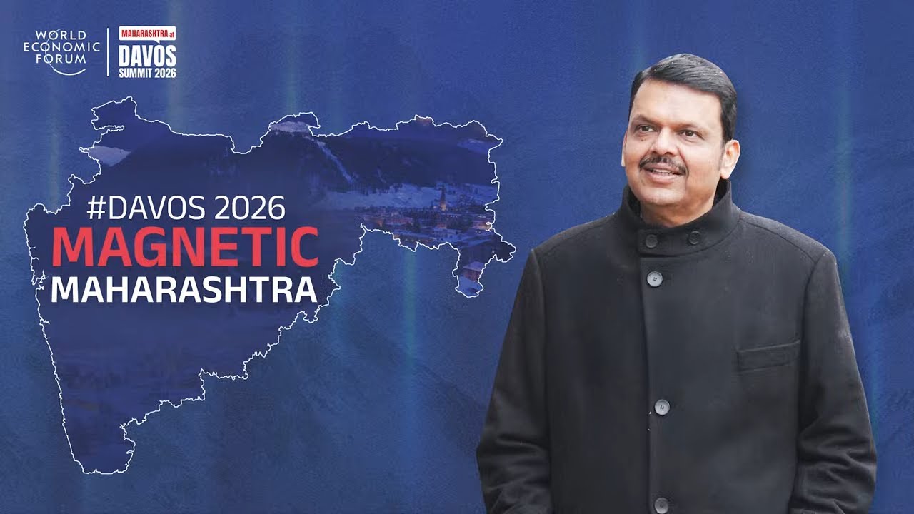 CM Devendra Fadnavis Showcases Maharashtra&rsquo;s Growth and Investment Vision at WEF 2026, Davos