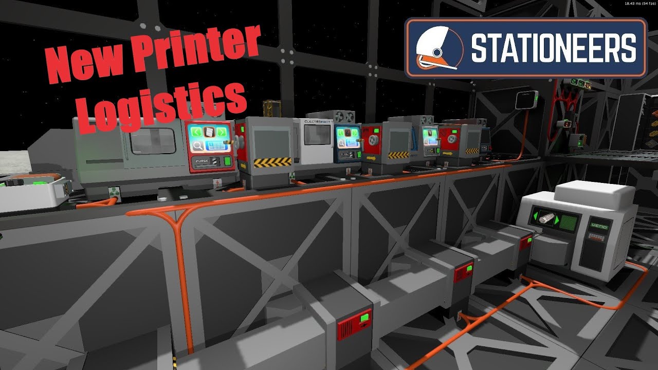 Stationeers - Writing new printer logistics code