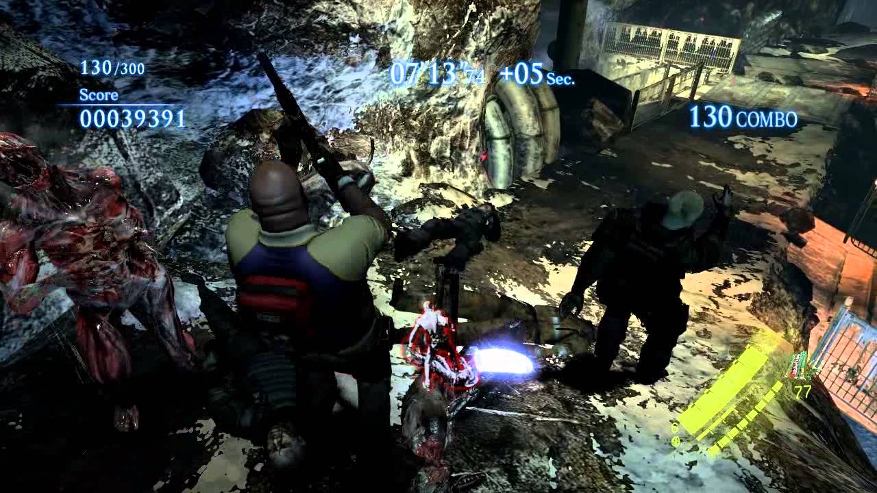 Cwown 117 - Resident Evil 6 - L4D 3 player No Mercy!