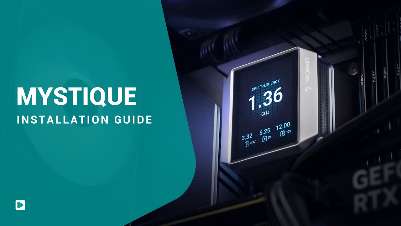 [Installation Guide] DeepCool High Perfromance LCD Liquid Cooler MYSTIQUE Series