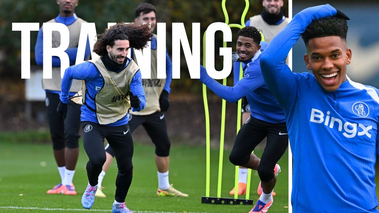 Watch The Wonderkid Estevao and Cucurella In Chelsea Training Session 🔥
