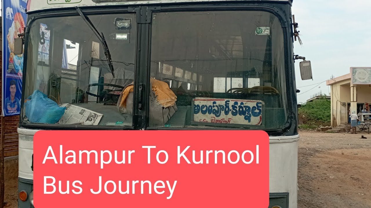 Alampur To Kurnool TSRTC Pallevelugu Bus Bus Full Journey || By Praveen Talk's
