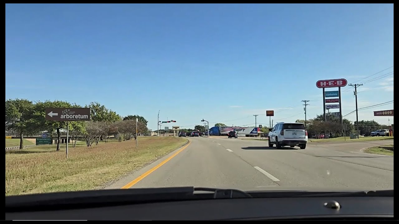 Driving Around in Woodway, Texas