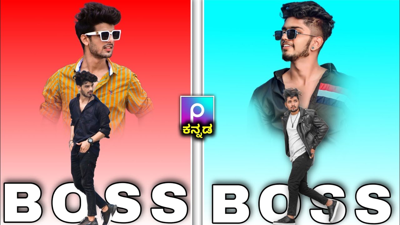 Picsart photo editing | photo editing kannada | double exposure photo editing | 