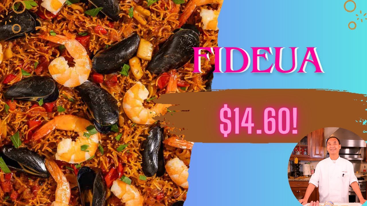 Ep24 Spanish Seafood Fideuà (发音：飞代哇）#Fideua #SpanishCuisine #西班牙细面海鲜面