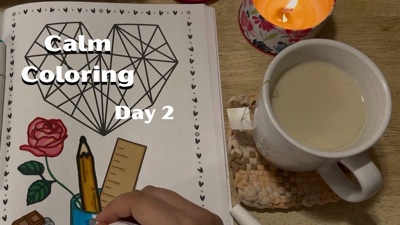 Day 2 | Coloring a Valentine’s Page - Chocolate & Math
