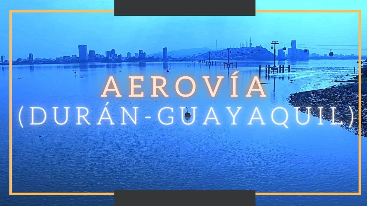 VUELO EN DRONE EN LA AEROVÍA (ECUADOR)
