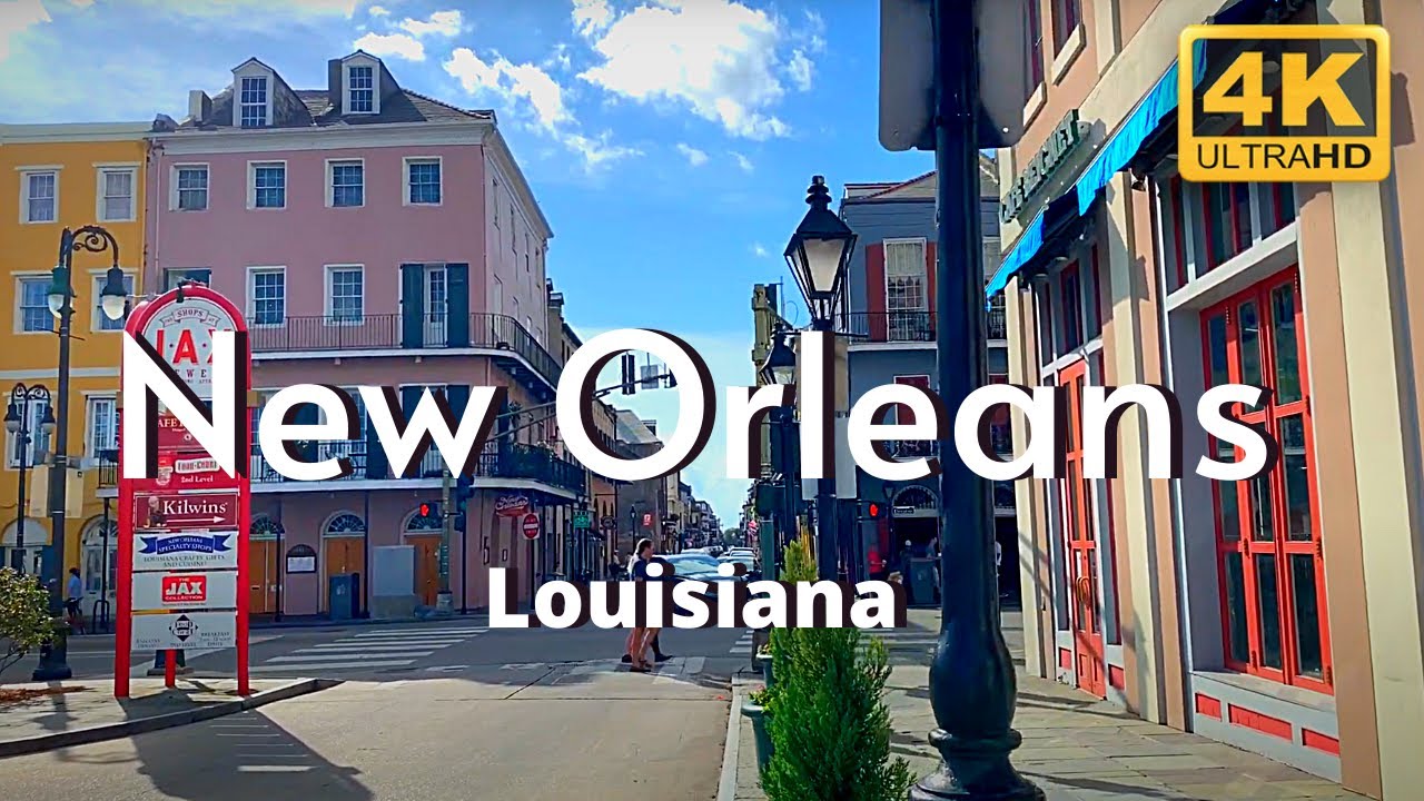 New Orleans Louisiana 4k Travel Tour French Quarter