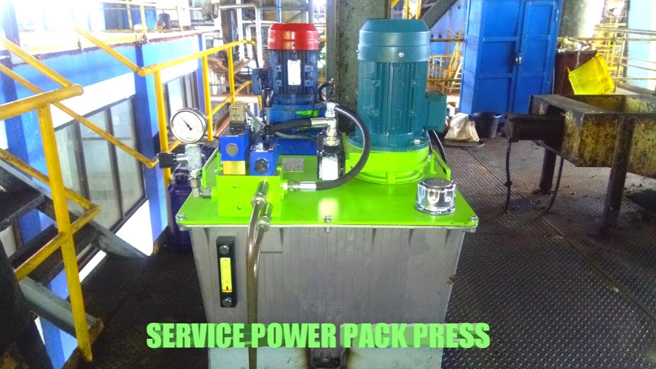 Service Power pack hydraulic Screw Press