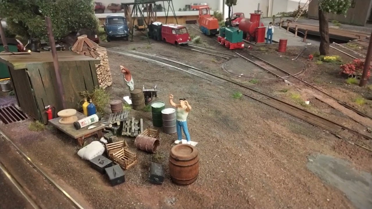 Feldbahnzug auf der AHW, 28.12.2025, Teil 2