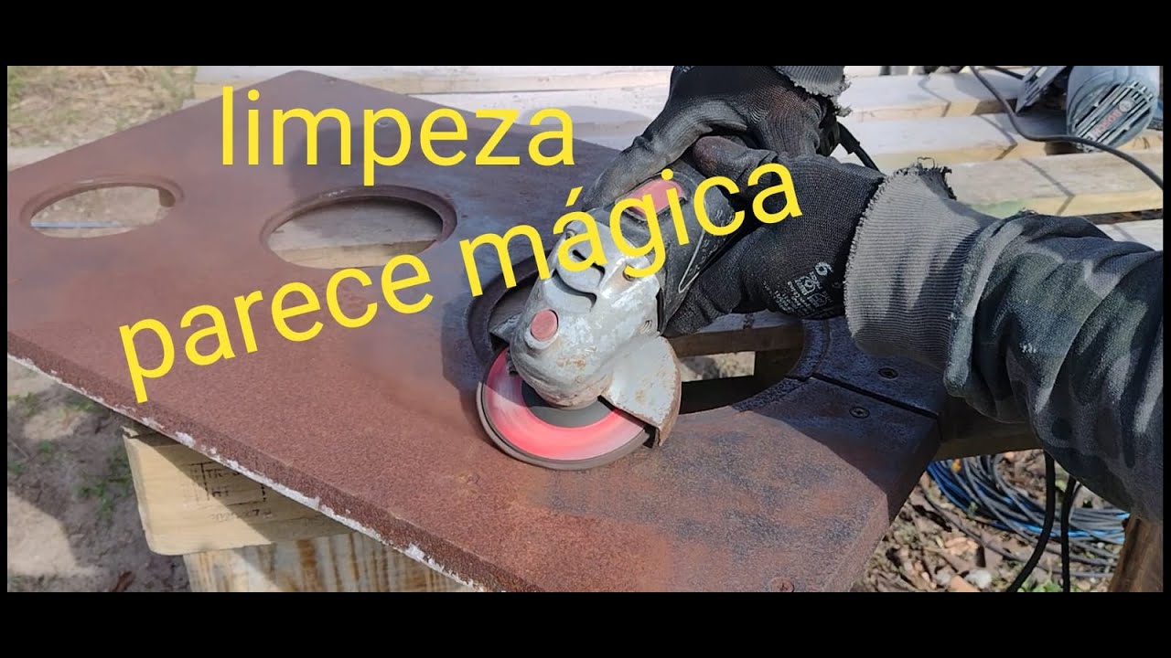 como recuperar chapa de fogão a lenha enferrujada