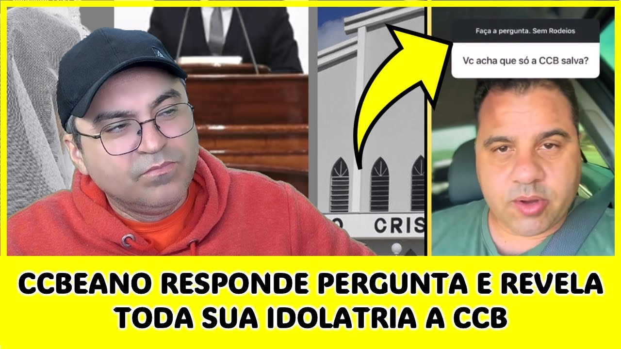 CCBEANO REVELA TODA SUA IDOLATRIA A CCB AO RESPONDER PERGUNTA NO INSTAGRAM