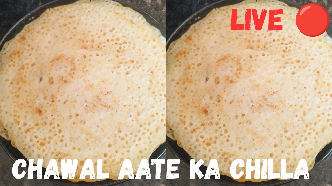 Simple Chawal Aate ka Chilla | Ghar Jaisa Swad | Cooking Live 🔴