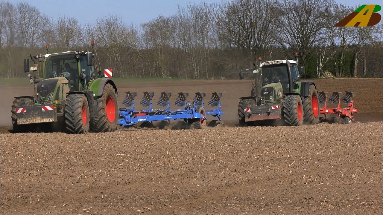 1 Million pro Hektar - Großeinsatz Zwiebelaussaat  4 Fendt Traktoren pflügen und säen Landwirtschaft
