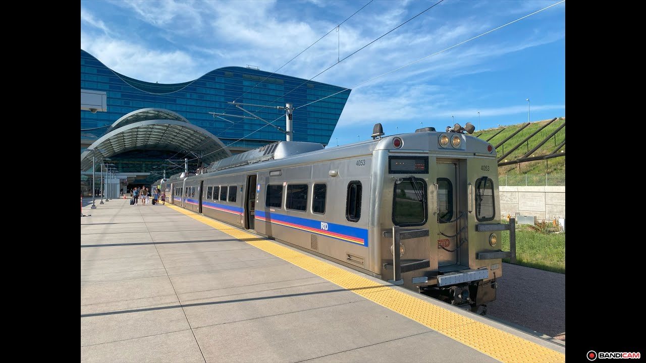 Riding RTD - Denver A Line Commuter Rail From Denver International Airport to Union Station (7/3/23)