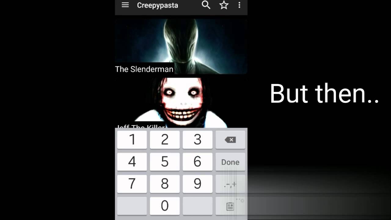 Creepypasta App Code