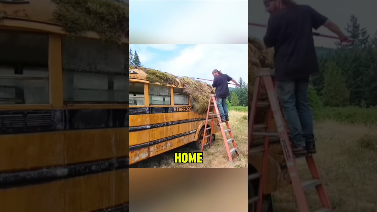 Abandoned 1948 Ford Bus Gets Insane Restoration Upgrade 🚍🔥 VIDEO CREDIT: @Country Boy Gas Garage