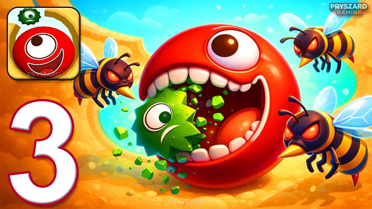 Hungry Balls - Gameplay Walkthrough Part 3 - Hungry Ball Puzzle Game Level 41-49 (iOS, Android)