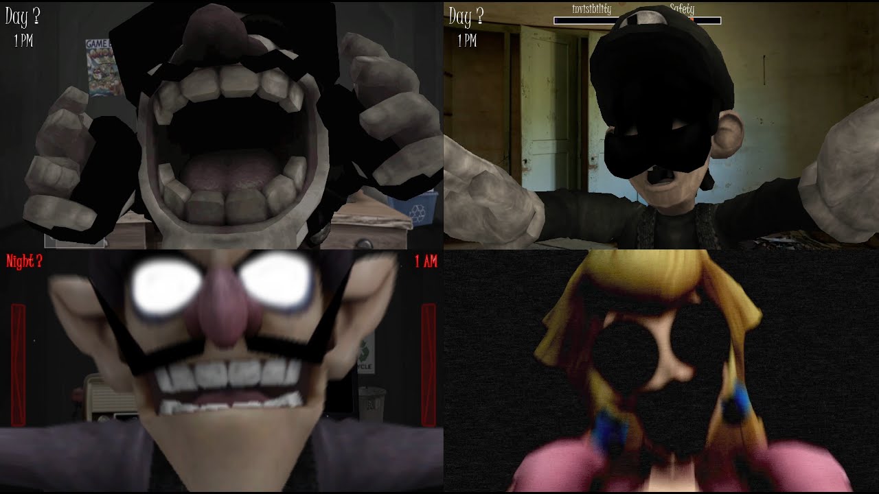 Five Nights at Wario's: The Return Deluxe | All Jumpscares (Horror Nights)