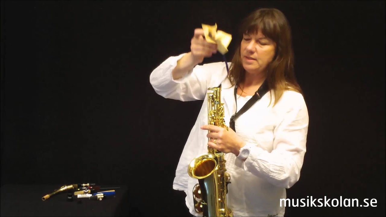 Så här sköter du din saxofon