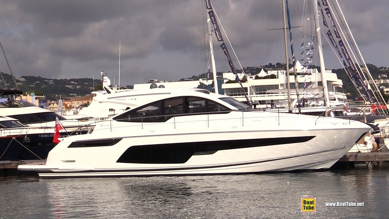 2019 Fairline Targa 48 Open Yacht - Deck and Interior Walkaround - 2018 Cannes Yachting Festival