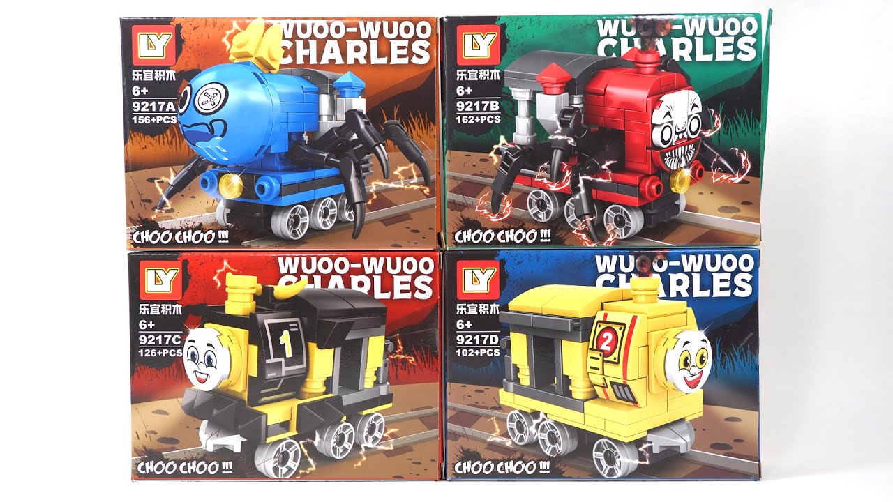 LEGO Choo-Choo Charles Unofficial Lego Sets | Speed Build Review