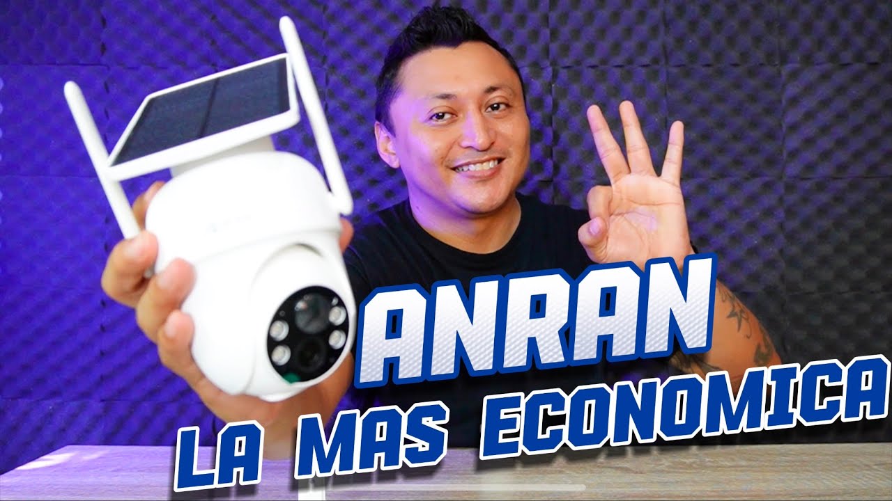 🚨 LA MEJOR Cámara SOLAR wifi de vigilancia #ANRAN - LA MÁS BARATA