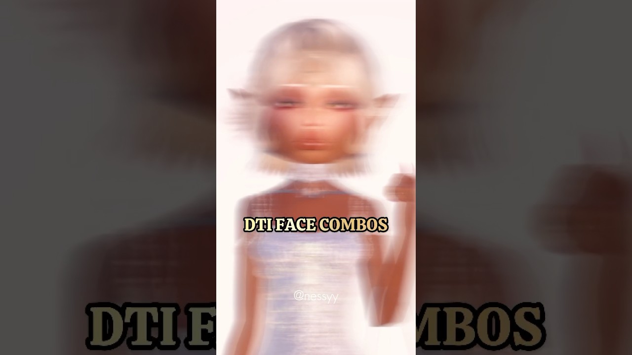 DTI Face Combos🫦 #dti #dresstoimpress #shorts #roblox