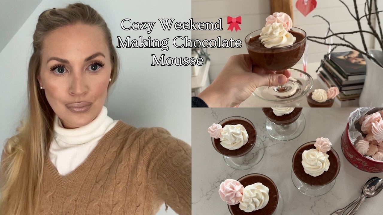 Приготовление шоколадного мусса 🍫Уютные выходные в сельской местности (видеоблог)