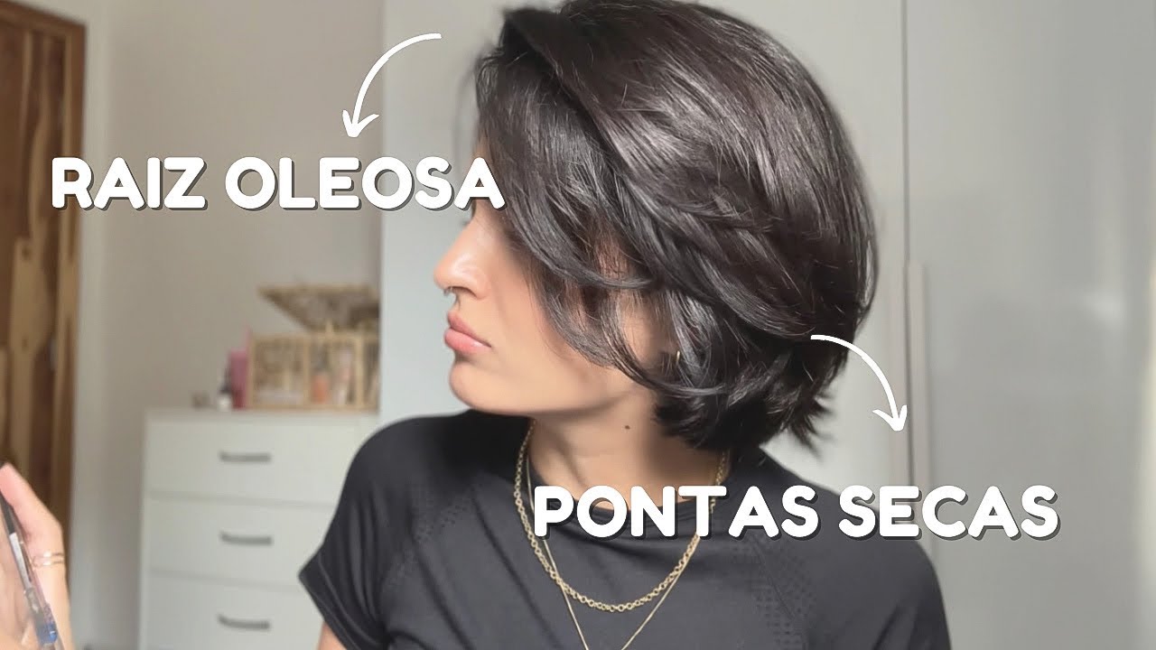 Como cuidar de CABELOS MISTOS | seu cabelo curto saudável!