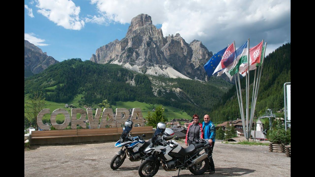 Motor vakantie Dolomieten Passo di Sella, Passo Pordoi, Passo di Rolle, Passo Gardena, BMW R1200GS