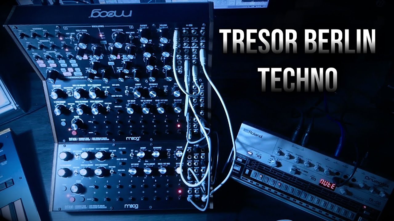 Tresor Berlin Techno DFAM and subharmonicon