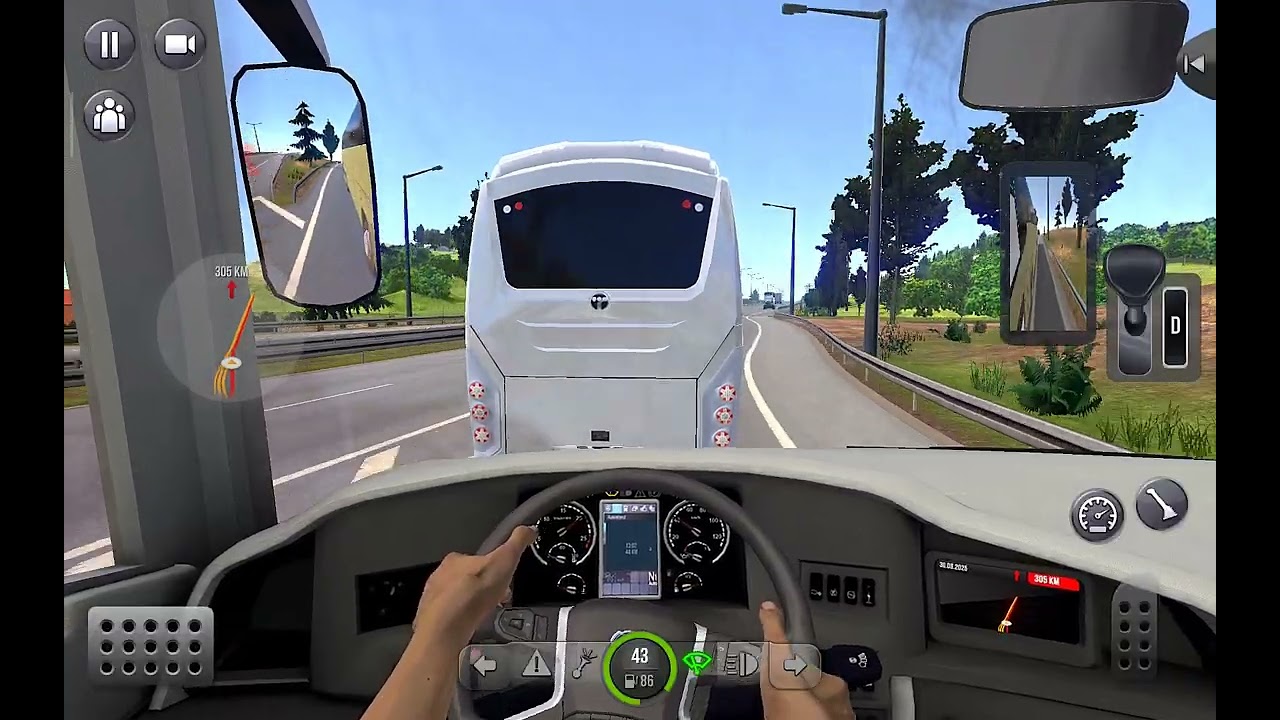 From Baku - Shamkir | Bus Simulator Ultimate | #bus 
