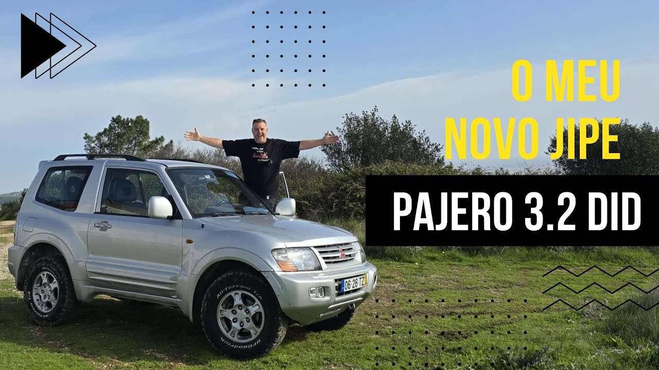 Este é o meu novo MITSUBISHI PAJERO com ⚠️500.000kms⚠️