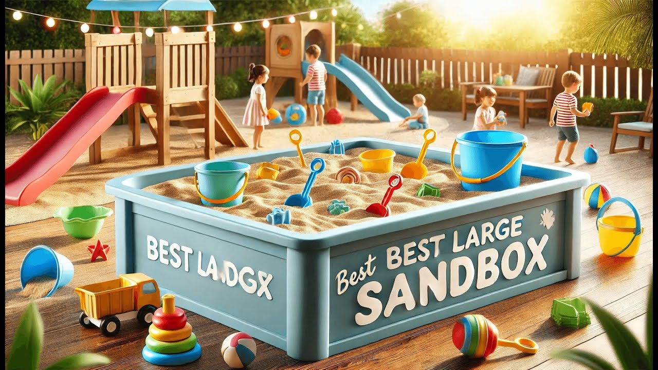 🏖️ KidKraft Wooden Backyard Sandbox | Best Large Sand Box 🏖️