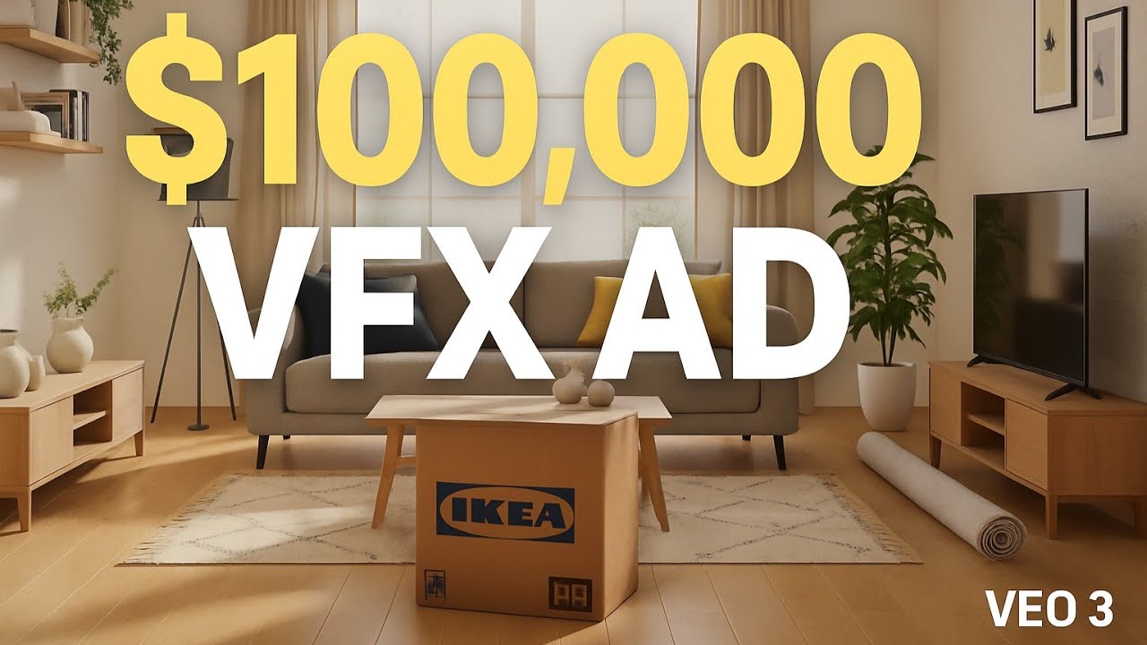 IKEA Box Transforms into a Living Room | AI-Generated Cinematic Ad