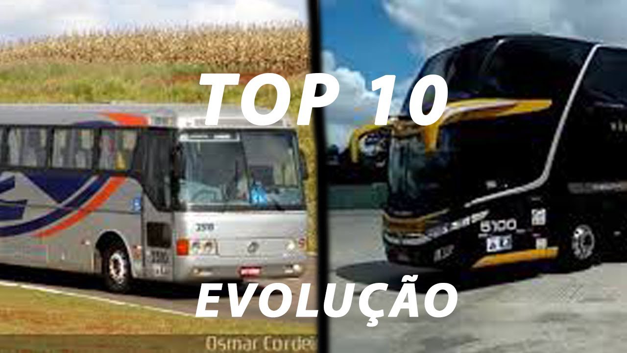TOP 10 EVOLUÇÕES DE EMPRESAS DE ÔNIBUS