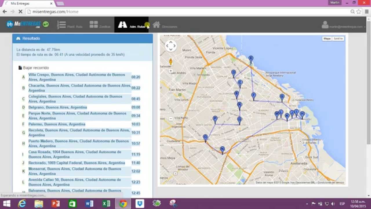 Optimizaci&oacute;n de Rutas