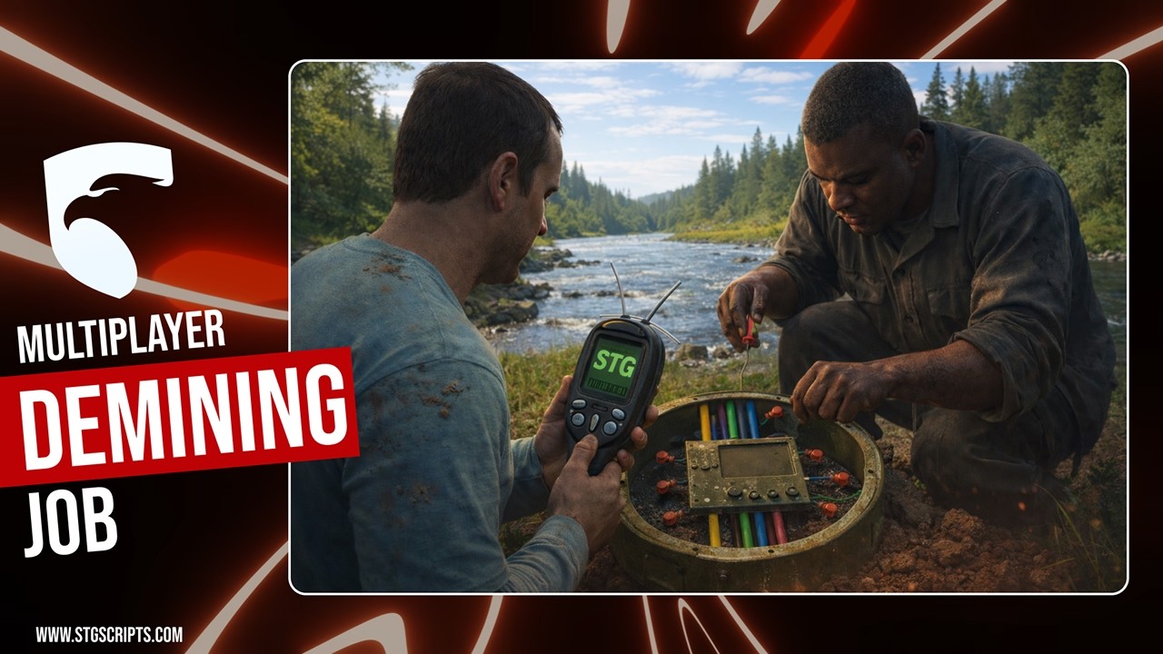 FiveM Multiplayer Demining Job Script | Mine Defusing Job | ESX, QBCore, QBX