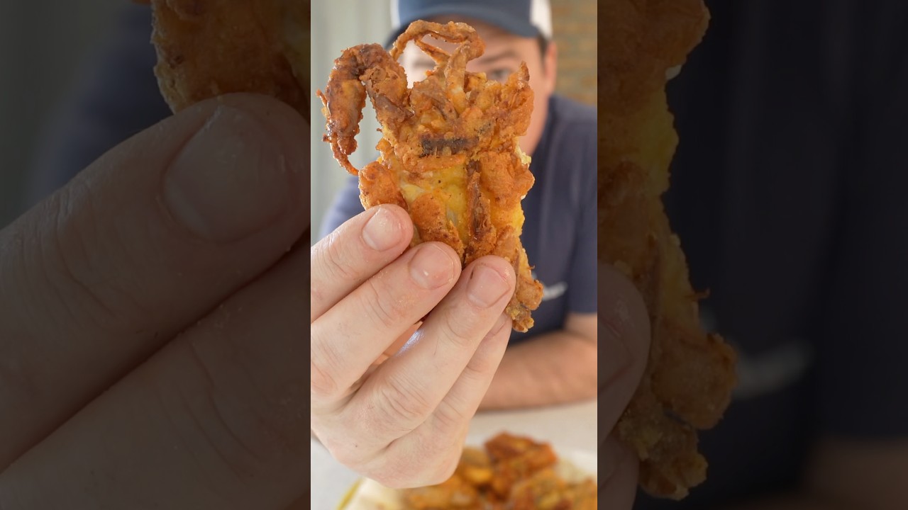 I Ate a Soft Shell Blue Crab #seafood #chesapeakebay #bluecrab