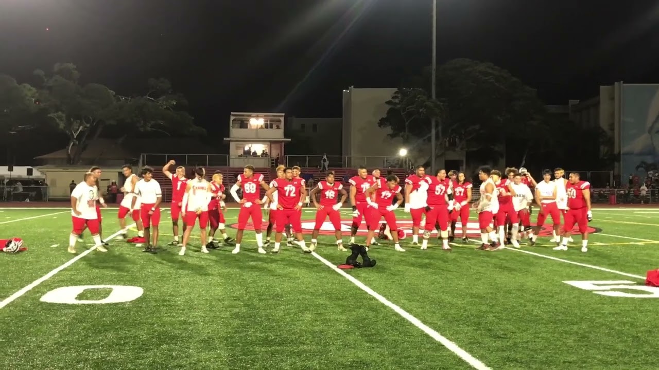 Post-game: Kahuku seniors and an epic dance