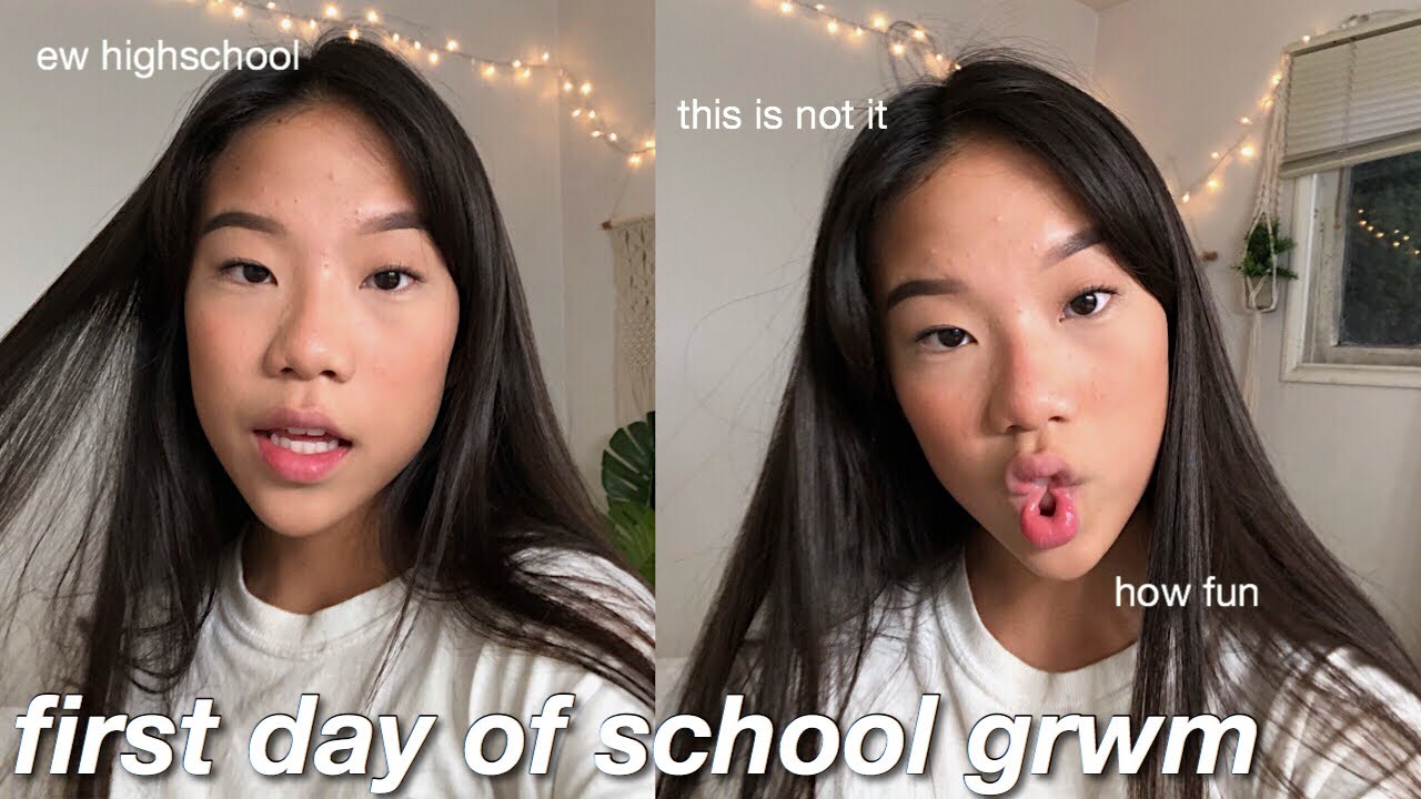 FIRST DAY OF HIGHSCHOOL GRWM *freshman year*