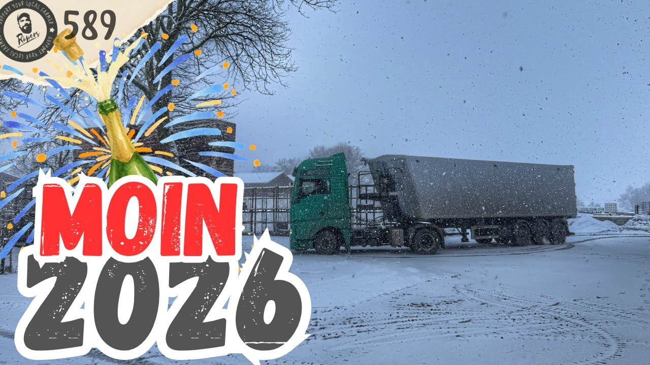 Schnee CHAOS bei Röpers - Rutschpartie mit dem LKW! (VLOG 589)