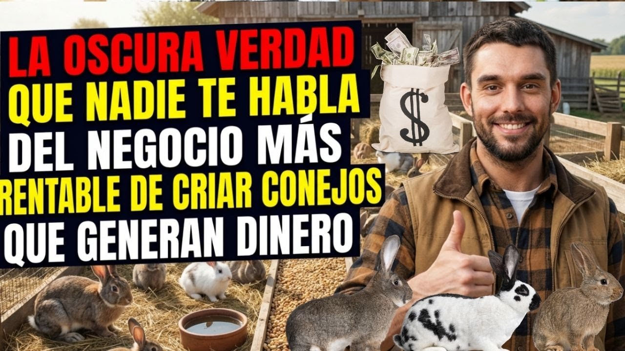 La oscura verdad que NADIE te habla del negocio mas rentable de criar conejos que generan dinero