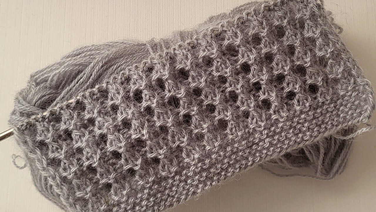 ÇOK KOLAY🌈 ÖRGÜYÜ YENİ ÖĞRENENLER İÇİN ÖRGÜ MODELİ#keşfet#knittig#örgü #crochet 
