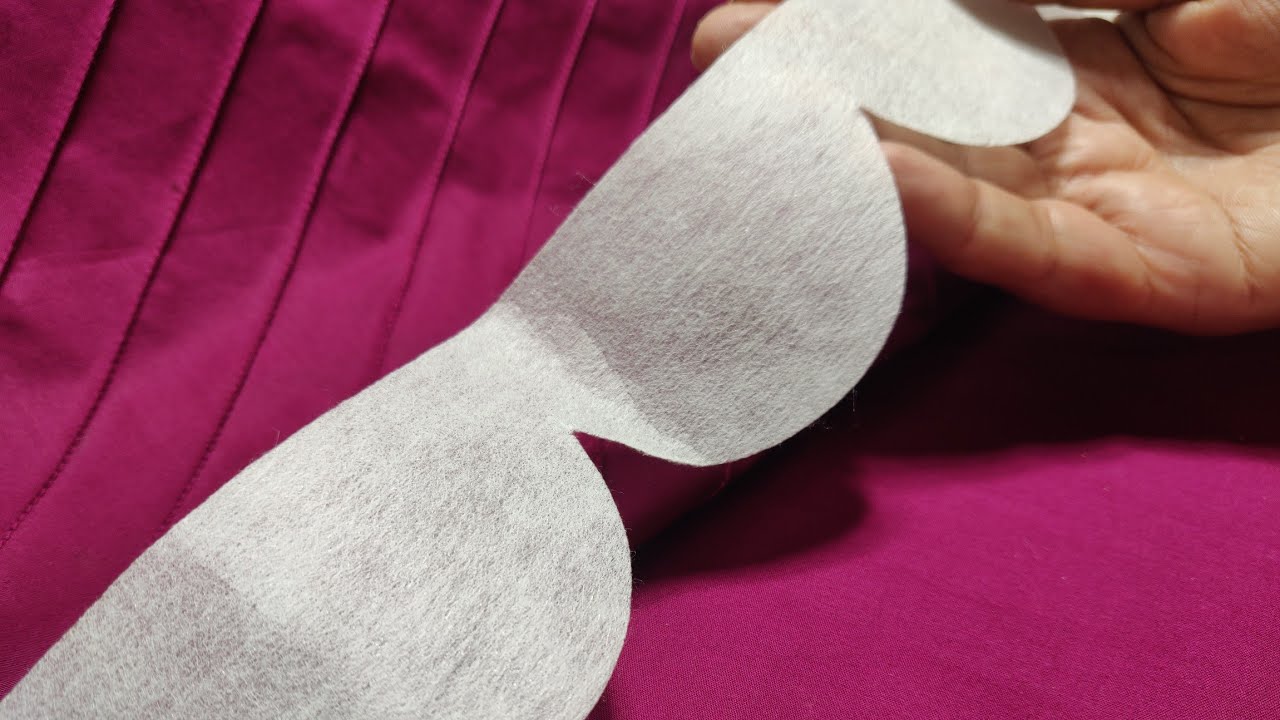 Try this sleeve design with invisible stitching ideas @DressingMania