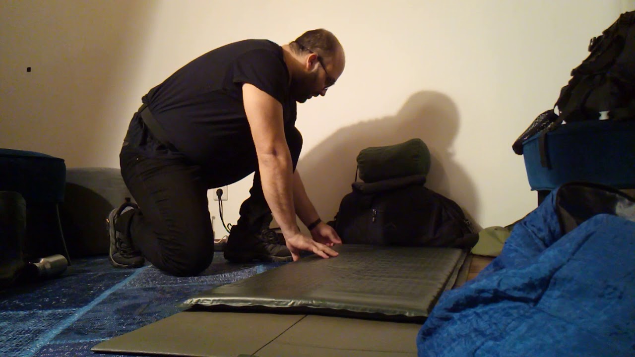 MultiMat 35S high strength military self-inflating sleeping mat demonstration and review