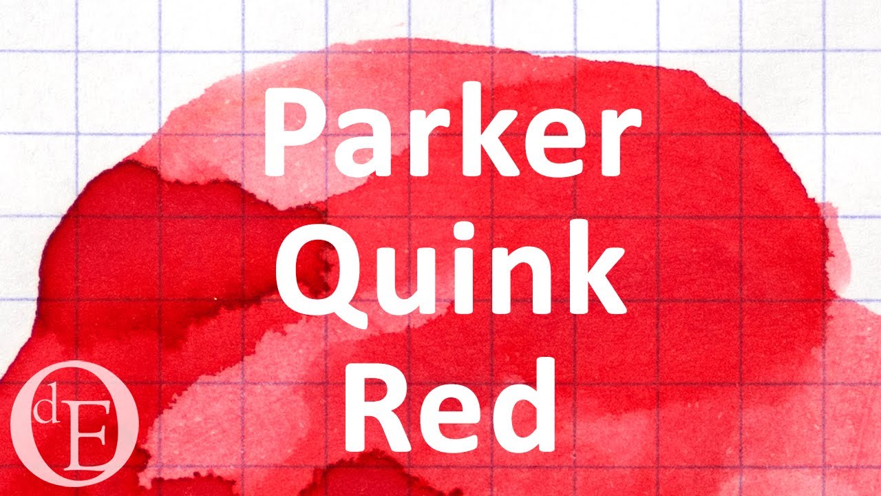 Parker Quink Red - Ink review